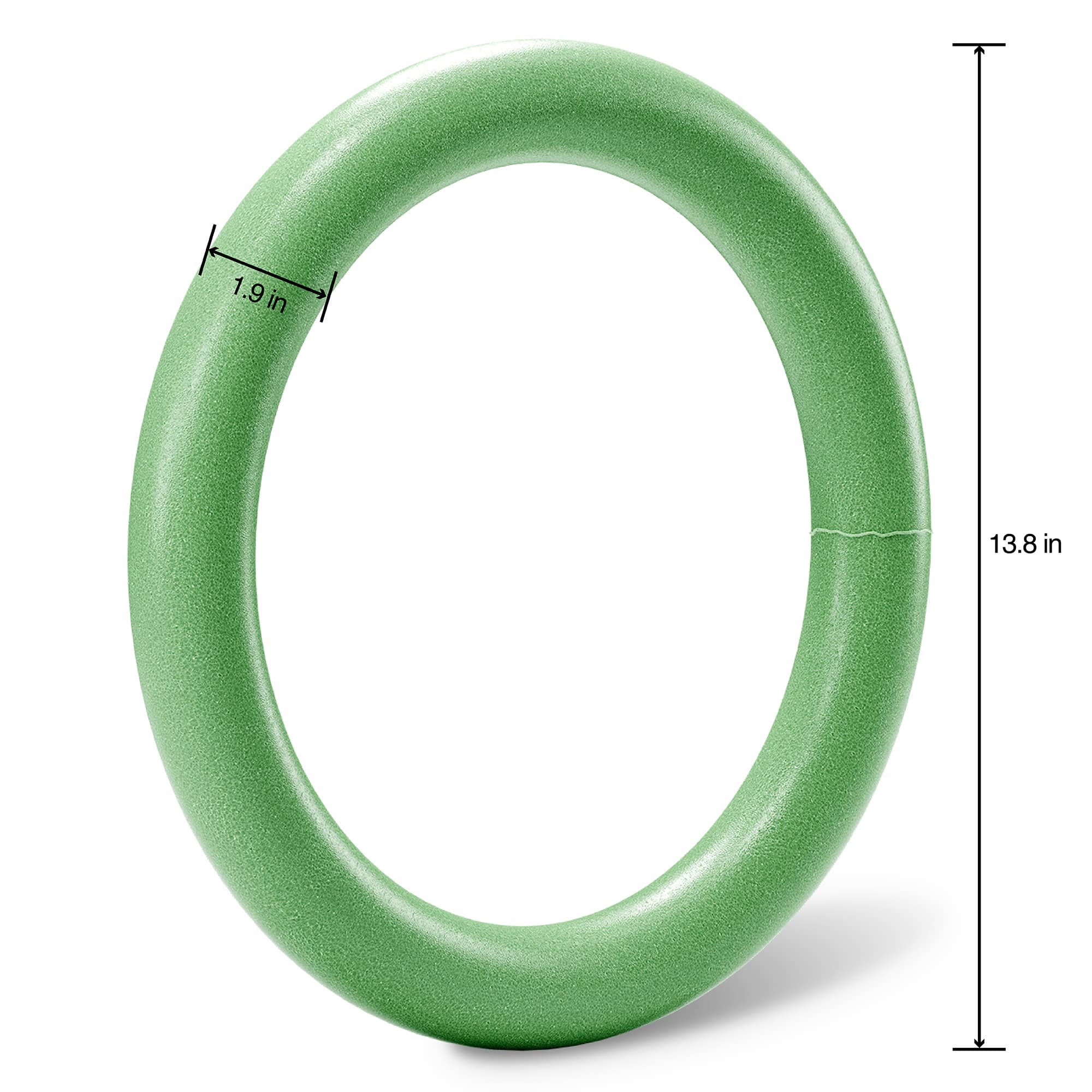 12 Pack: FloraCraft® FloraFōM® Green Extruded Foam Wreath
